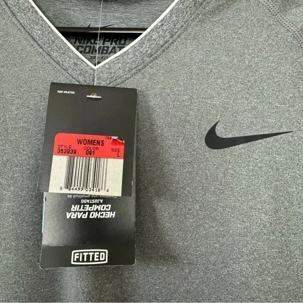 Nike Pro Womens athletic Shirt size Large - Picture 3 of 10